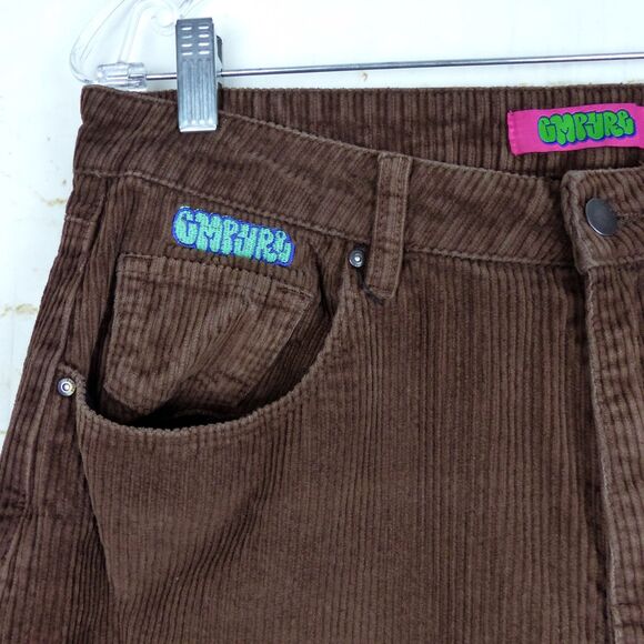 Empyre Pants Womens 11 Brown 32x29.5 Corduroy Loose Baggy Tori Carafe Skate Y2K - Picture 6 of 14
